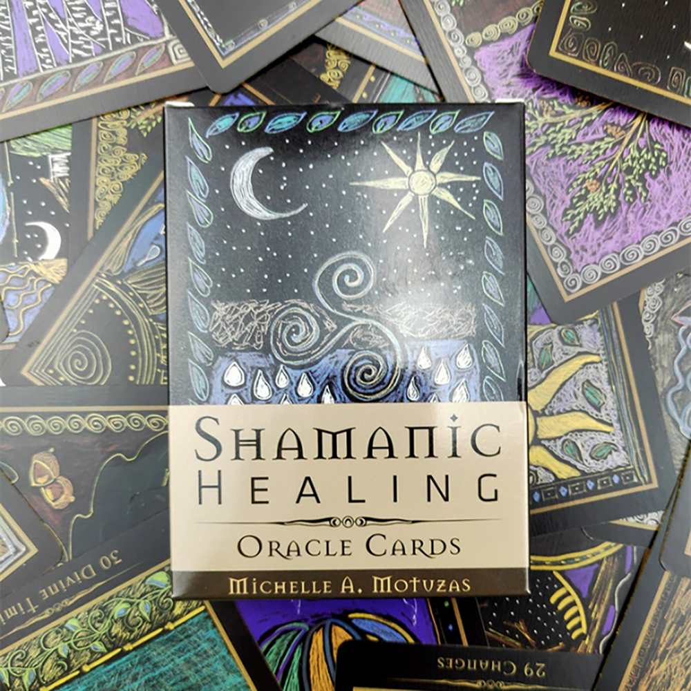 Bộ Bài Oracle Shamanic Healing 44 Lá Bài Tặng File Tiếng Anh Và Đá Thanh Tẩy