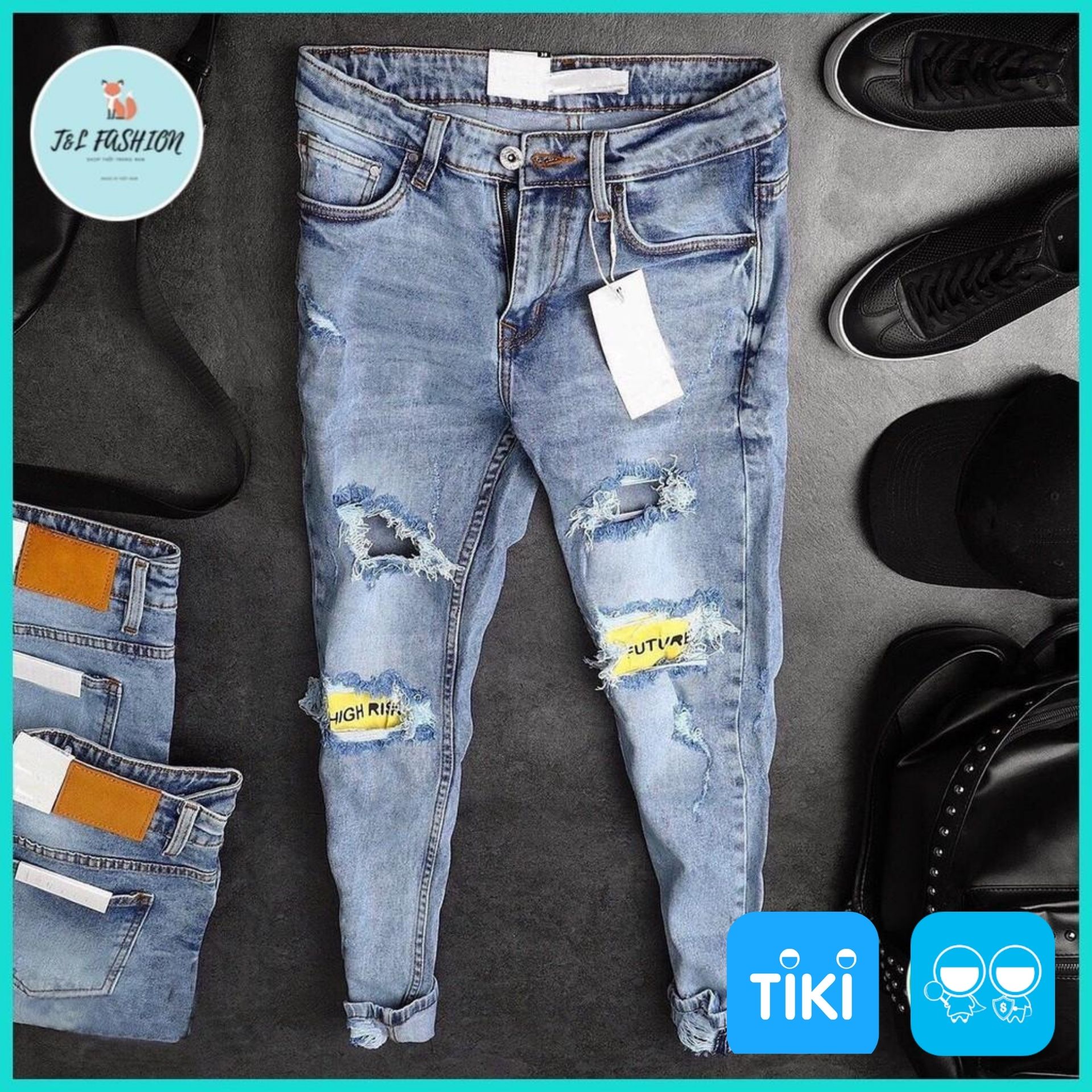 Quần jean, quần bò nam kiểu phong cách hot trend 2021 msa17