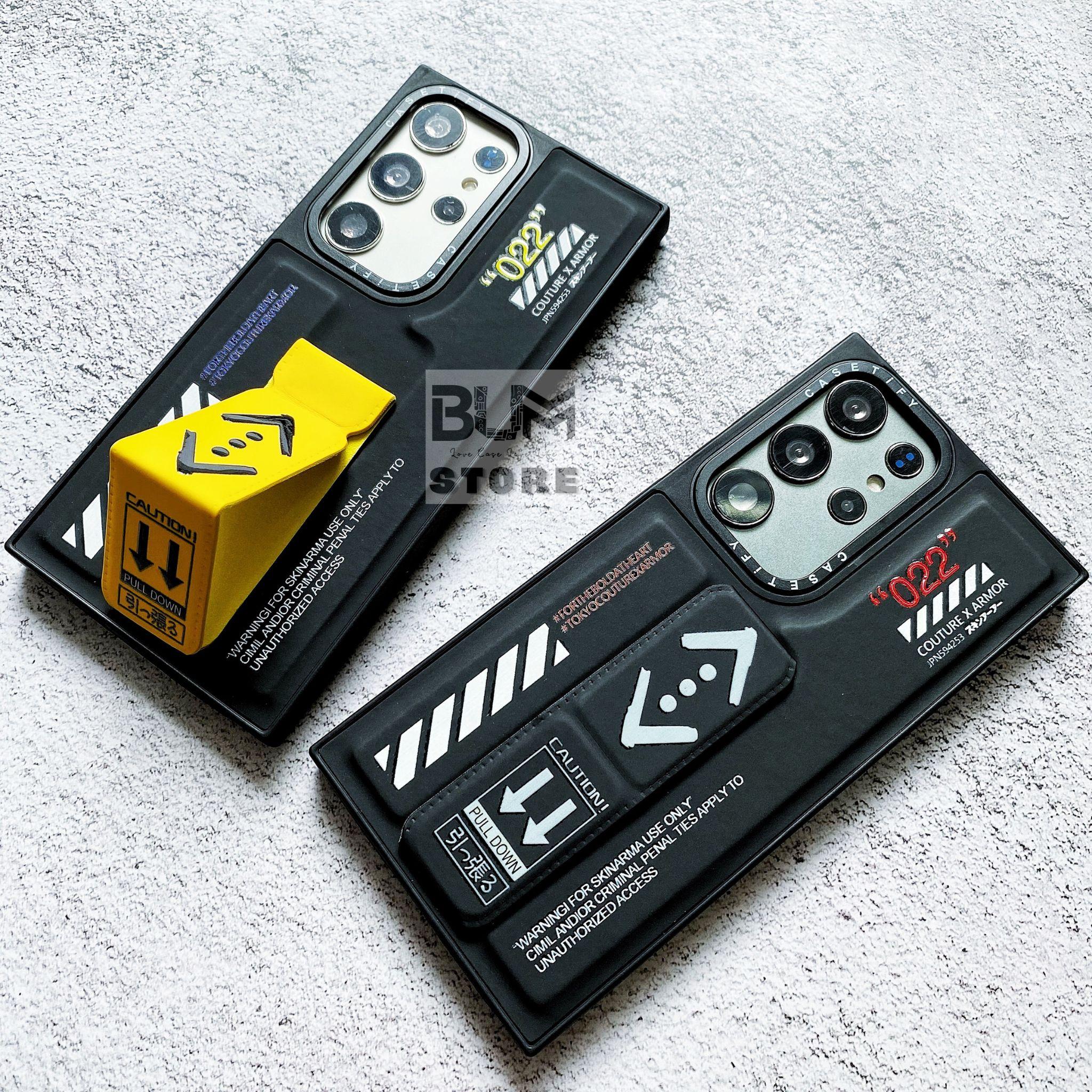 Ốp Lưng Tản Nhiệt CAUTION Cho Samsung S23 Ultra / S23 Plus / S22 Ultra / S22 Plus / S21 Ultra Có Gía Đỡ