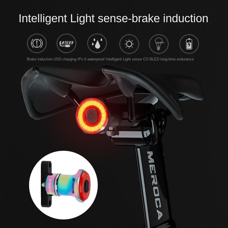 Đèn LED thông minh chống nước IPx6 MEROCA100Lumen cho xe đạp