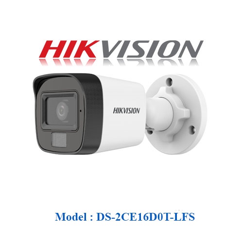 Camera Hik DS-2CE16D0T-LFS tích hợp micro thu âm và chống bụi, nước IP67 - Hàng chính hãng