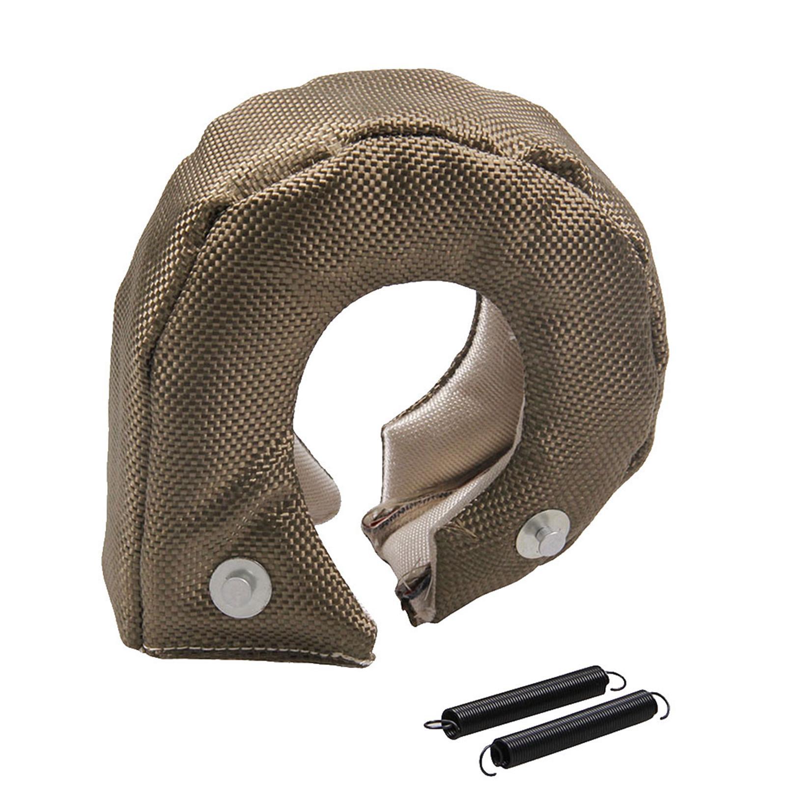 Turbocharger Heat Shield Cover for T3 High Temperature Turbo Charger Wrap with Fastener Springs Housing Turbo Blanket Cover Car Accessories