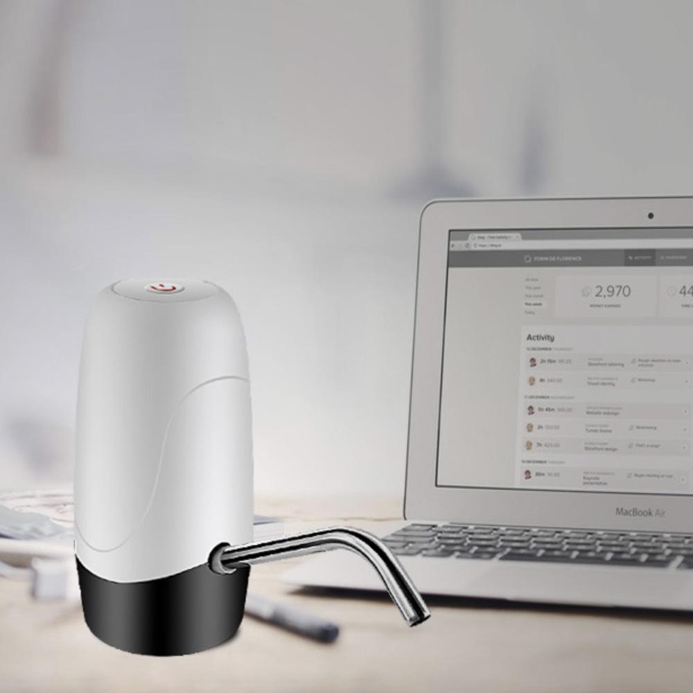 Máy bơm bình nước bằng điện bàng Thép không gỉ 304 cáp sạc đi kèm