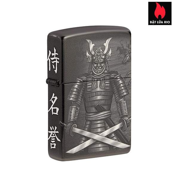 Bật Lửa Zippo 49292 – Zippo Knight Fight Design High Polish Black