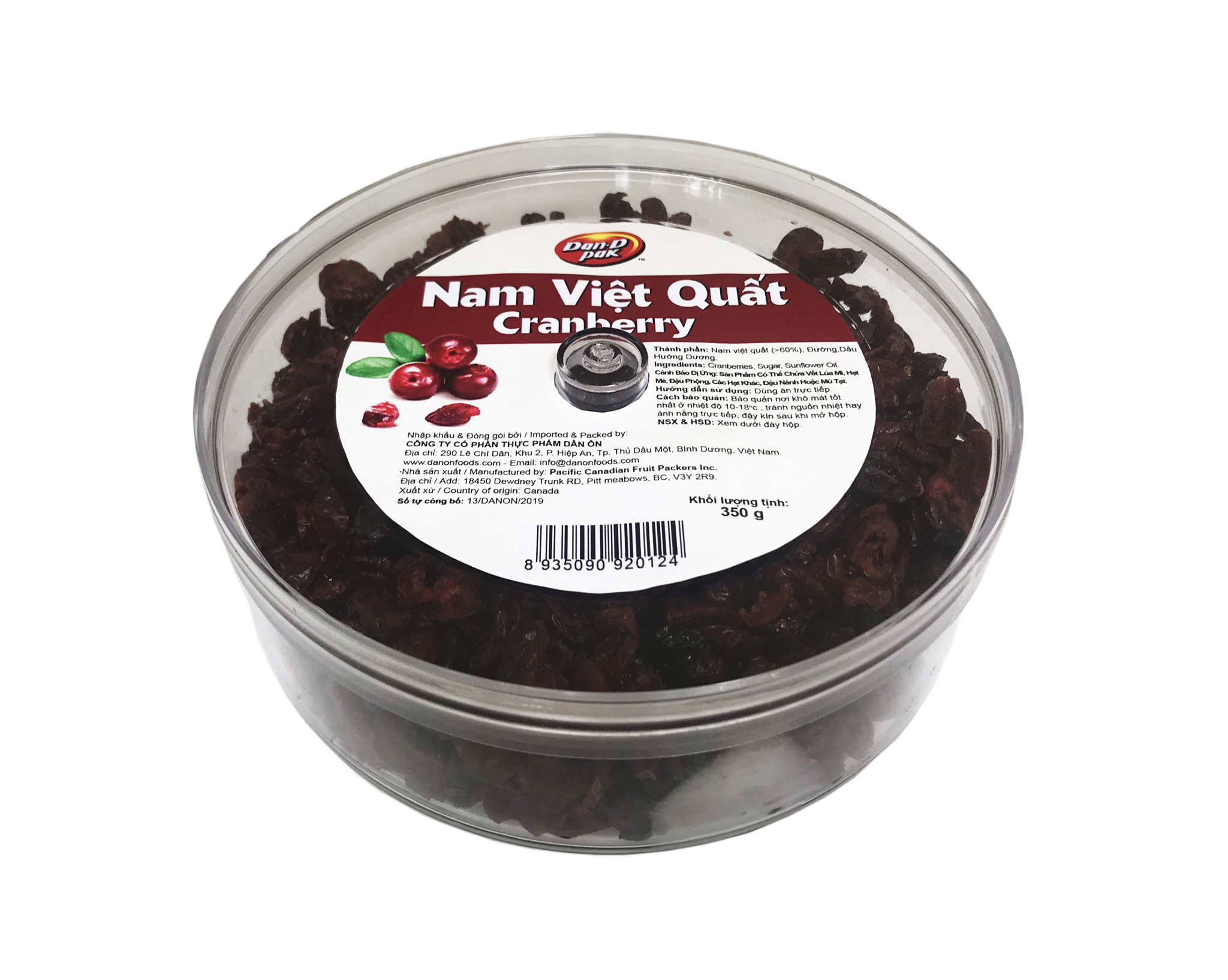 Nam Việt Quất – Cranberry 350gr