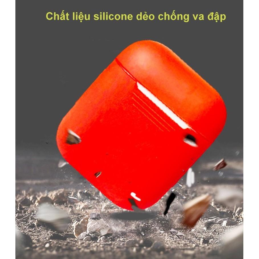 Ốp bảo vệ cho tai nghe Airpods 1/2/Pro, i12, i27... Chất liệu silicone dẻo siêu mỏng - Nhiều màu sắc