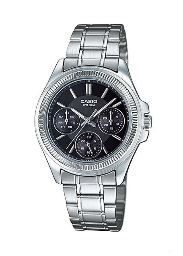 Đồng Hồ Nam Dây Thép Casio STANDARD LTP-2088D-1AV - Trắng