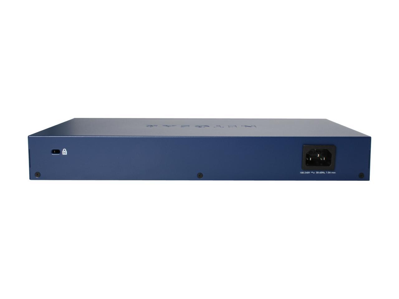 Bộ Chia Mạng Gắn Rack 24 Cổng 10/100/1000M ProSAFE Gigabit Ethernet Unmanaged Switch Netgear JGS524 - Hàng Chính Hãng