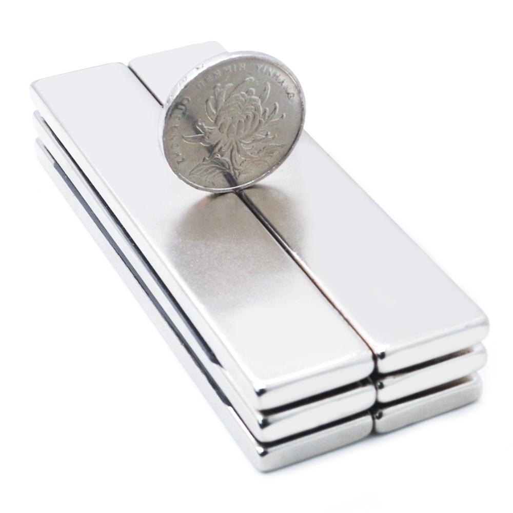 Nam châm có lực hút mạnh kích thước 100x20x5mm loại nam châm vĩnh cửu