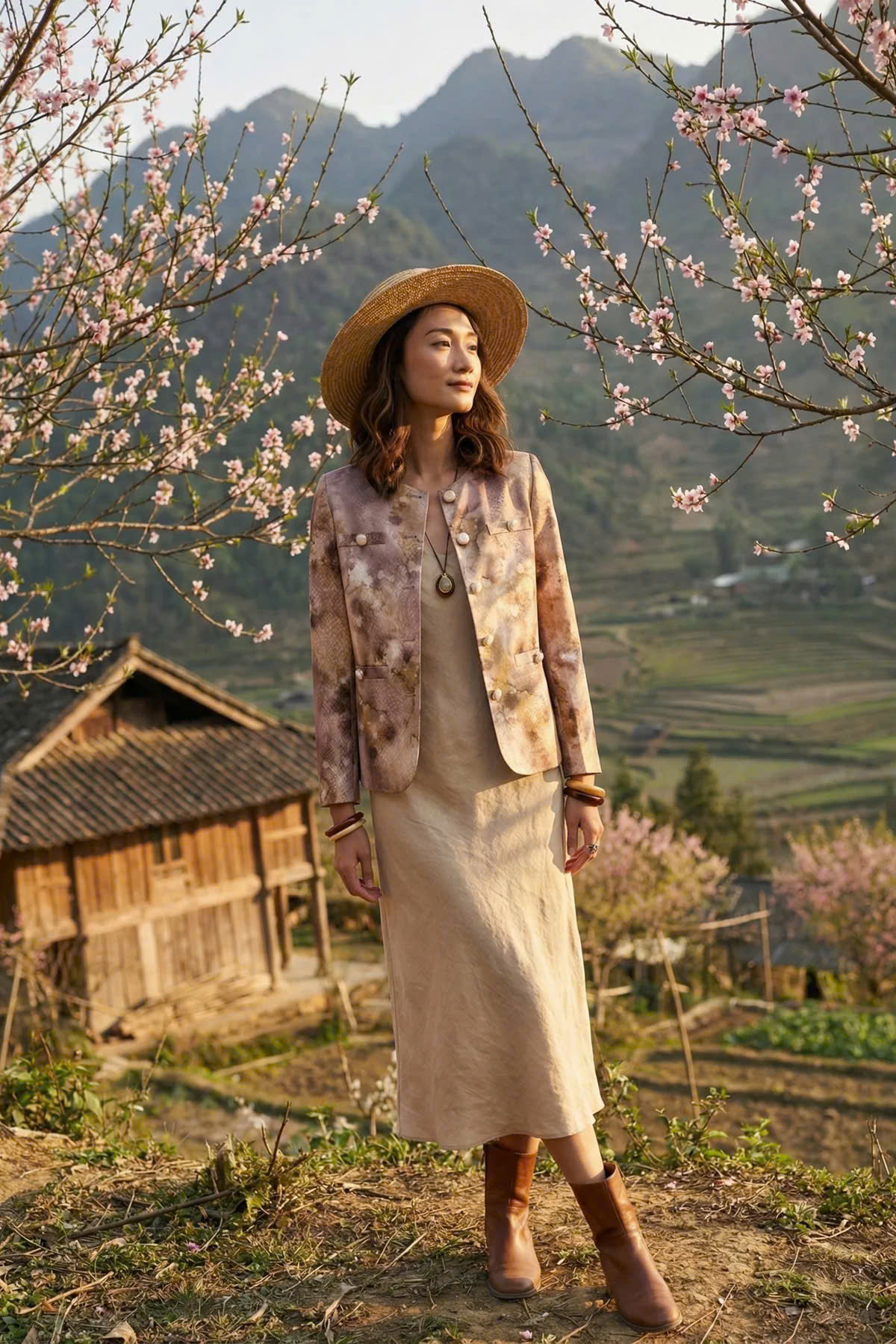 Áo Khoác Jacket Loang Màu Phi Thuỷ Top187 thời trang thiết kế Hity