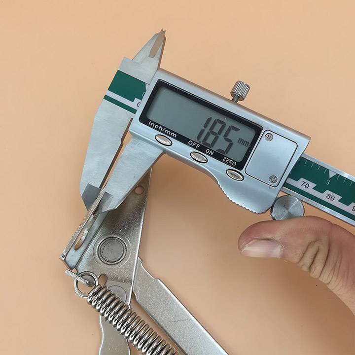 Bộ 2 bản lề 80 độ, dùng cho tủ bếp, tủ để đồ với cánh mở lật, làm bằng thép mạ niken chống gỉ