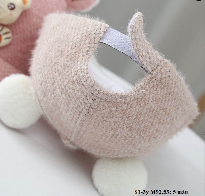 M92 Mũ lưỡi trai tai gấu dễ thương cho bé trai-bé gái S1-3y