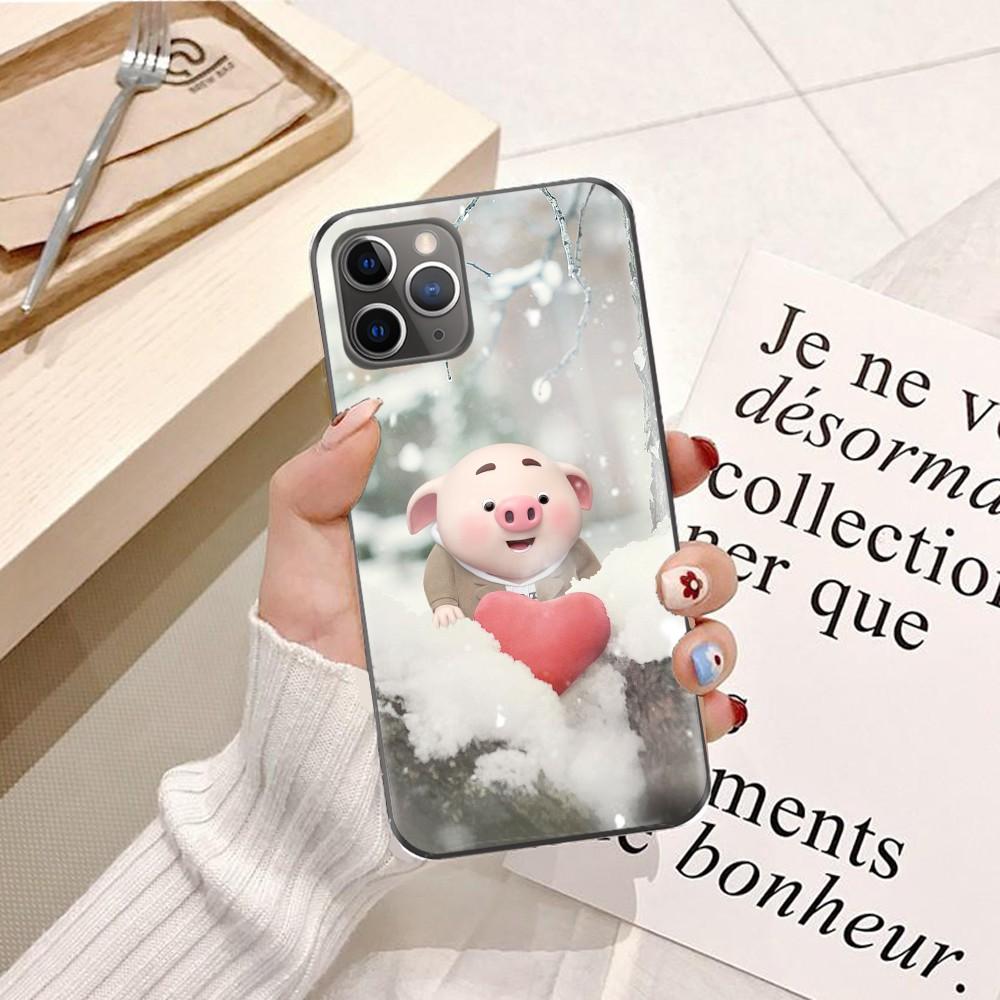 Ốp lưng điện thoại iPhone 6/6S Silicon dẻo hình Heo Con Dễ Thương