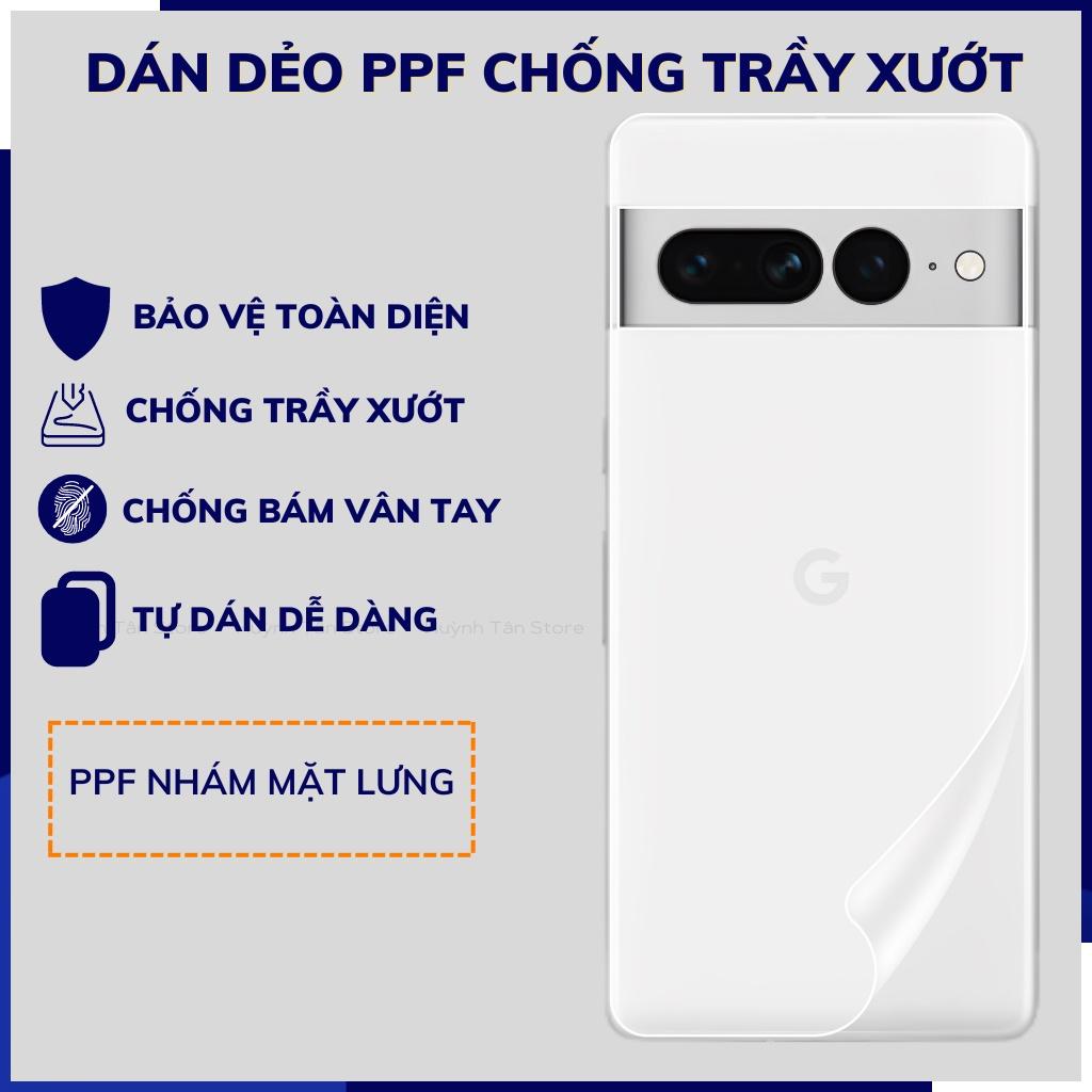Dán dẻo ppf pixel 7 pro trong suốt hoặc nhám chống bám vân tay bảo vệ camera mua 1 tặng 1 phụ kiện huỳnh tân store