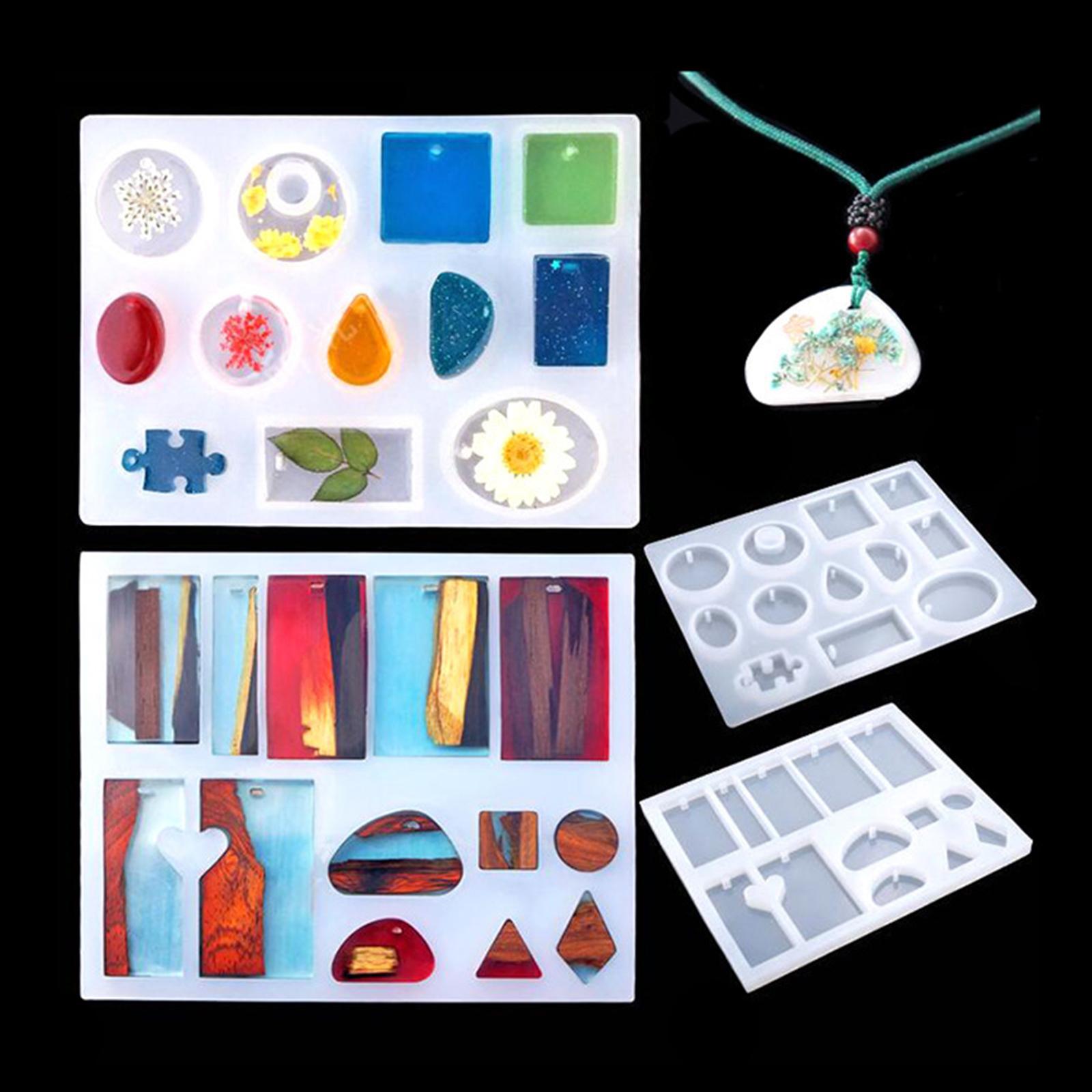 Khuôn đúc silicone cho đồ trang sức DIY làm phụ kiện, mặt dây chuyền, trang trí