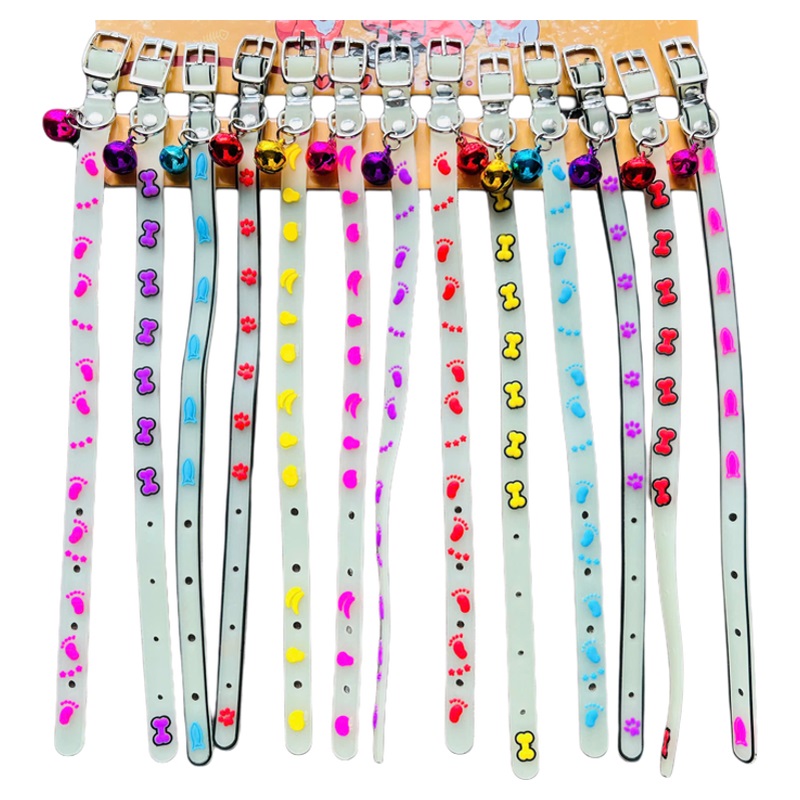 VÒNG CỔ PHÁT QUANG DỄ THƯƠNG SIZE 16-24CM CHO THÚ CƯNG CHÓ MÈO