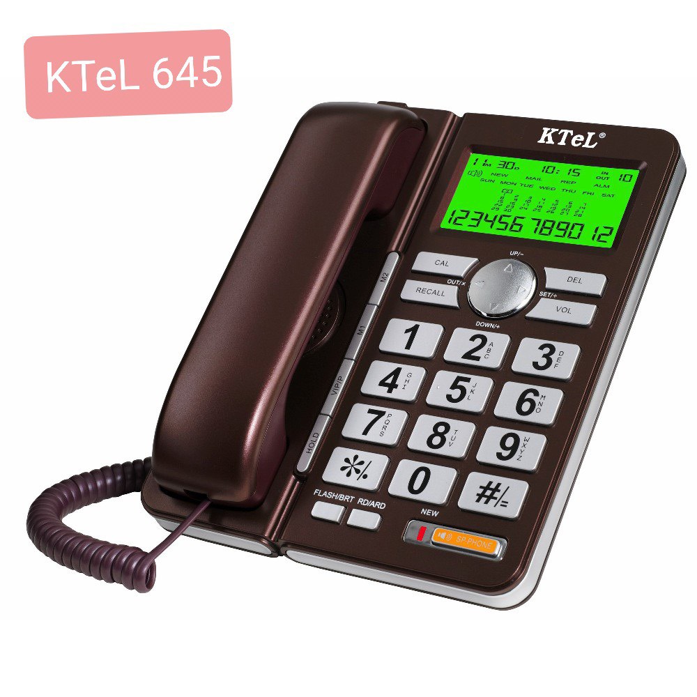 Hình ảnh Điện thoại bàn Ktel 645 hàng chính hãng