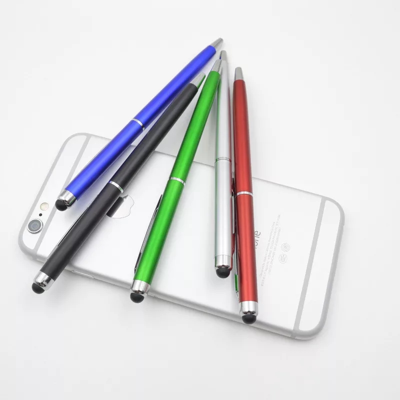 Combo 2 Bút Cảm Ứng Điện Thoại Đa Năng Touch Pen ( Tiện Lợi Thông Minh Cao Cấp Sử dụng cho Màn Hình Ipad iPhone Tablet Android Phone , Viết được có mực bi) Màu Ngẫu Nhiên