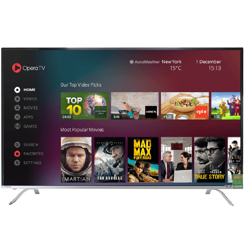 Smart Tivi Toshiba 4K 55 inch 55U9650 - HÀNG CHÍNH HÃNG