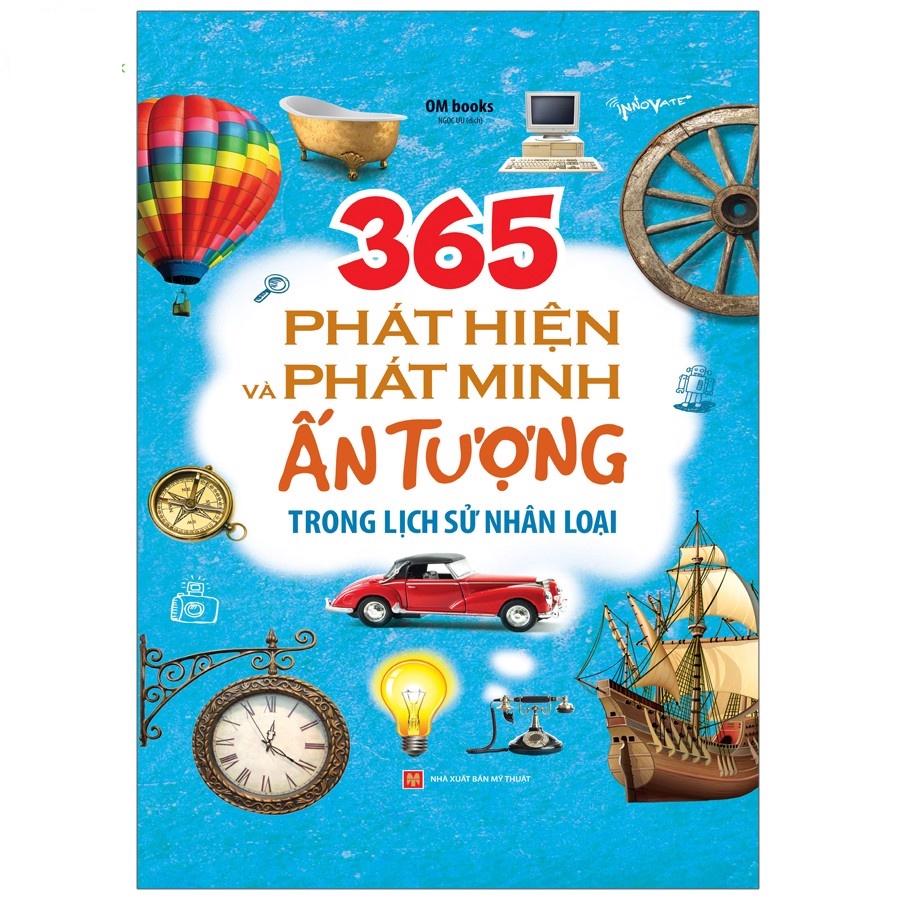 Sách Combo 2 Cuốn 365 Kì Quan Thế Giới + 365 Phát Hiện Và Phát Minh Ấn Tượng Trong Lịch Sử Nhân Loại - Minh Long