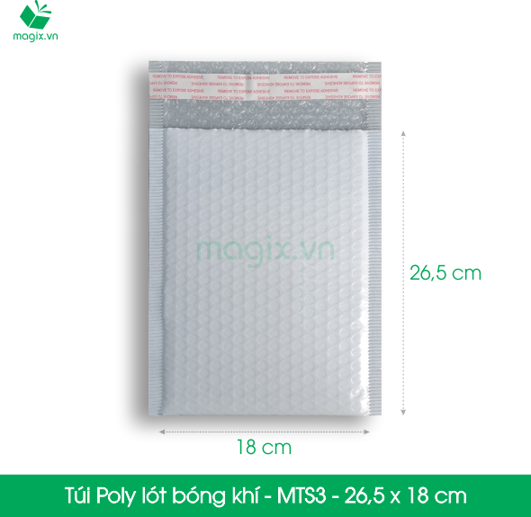 MTS3 - 26.5x18 cm - 25 Túi chống sốc bọc bóng khí