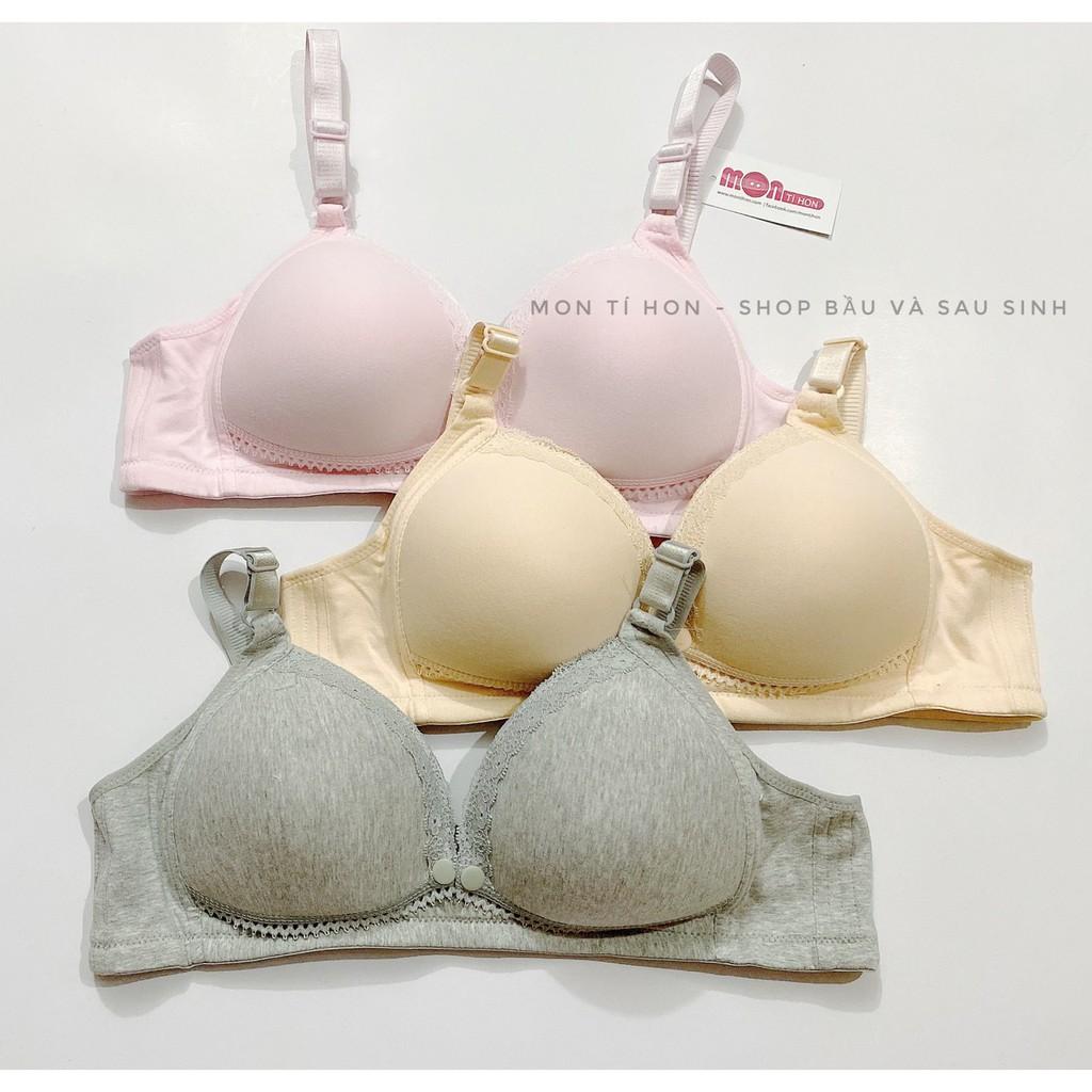 Áo lót mở cúc ngang cho con bú - K20 dành cho mẹ Bầu chửa ngực, ngực to Size 38/40/42/44