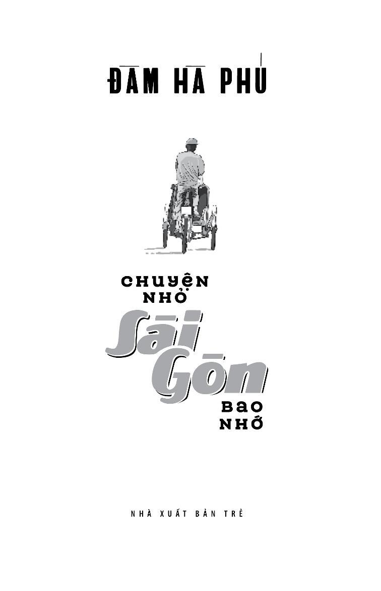 Sách Chuyện Nhỏ Sài Gòn Bao Nhớ