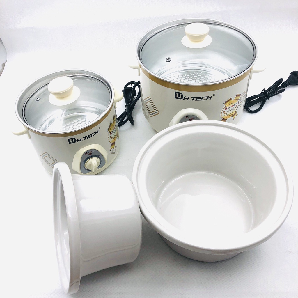 Nồi Kho Cá- Nồi Nấu Cháo Chậm Đa Năng 2,5L Nhỏ Gọn Giao Màu Ngẫu Nhiên Hàng Nhập Khẩu