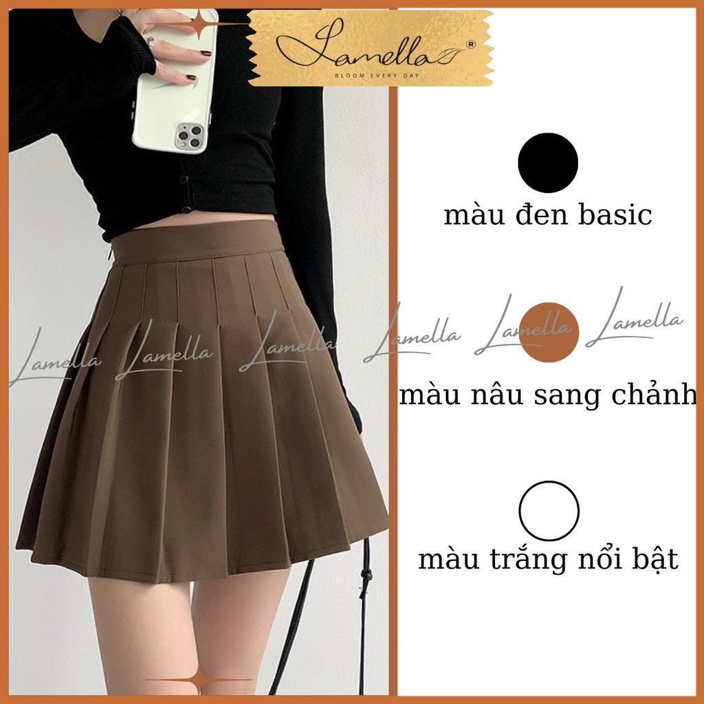 Chân váy xếp ly ngắn bigsize tennis ly to trẻ trung năng động phù hợp với nhiều outfits LAMELLA CV08