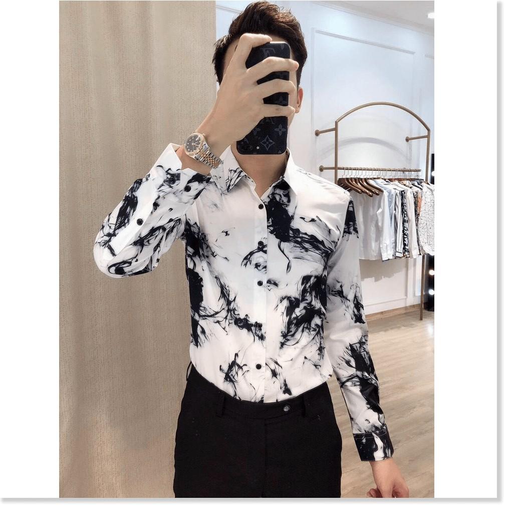 ÁO SƠ MI DÀI TAY NAM HỌA TIẾT CỰC ĐẸP - PHONG CÁCH THỜI TRANG 1HITSTORE1