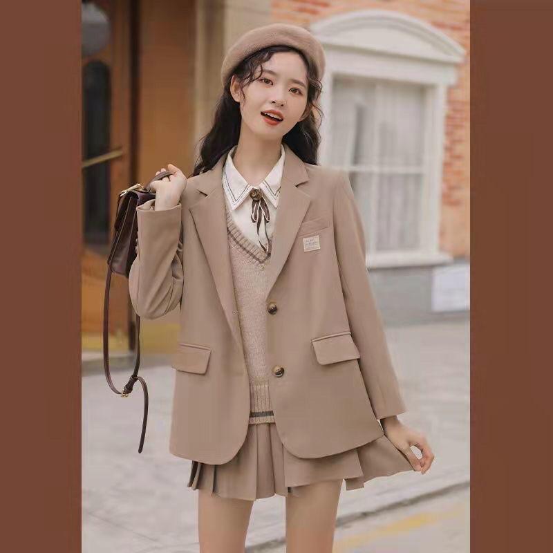 Set đồ nữ Áo blazer + chân váy phong cách hàn quốc mẫu mới chất đẹp mã Rb06