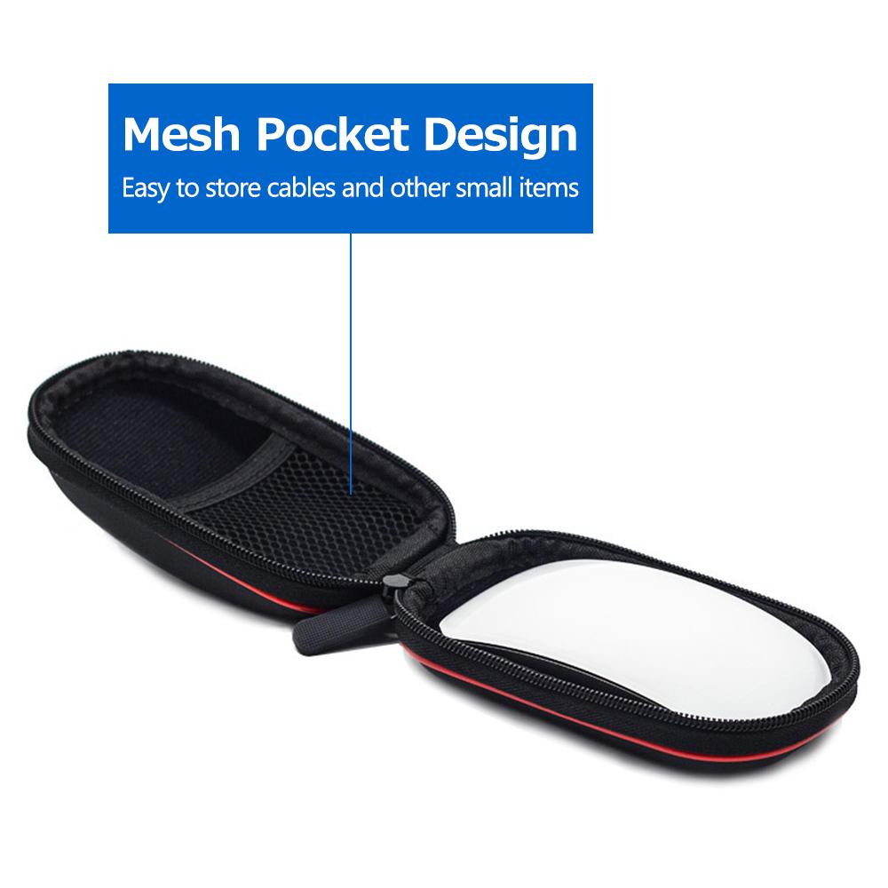 EVA Shockproof Storage Bag Portable Mouse Storage Bag Protective Case Compatible with Apple Magic Mouse 1/2