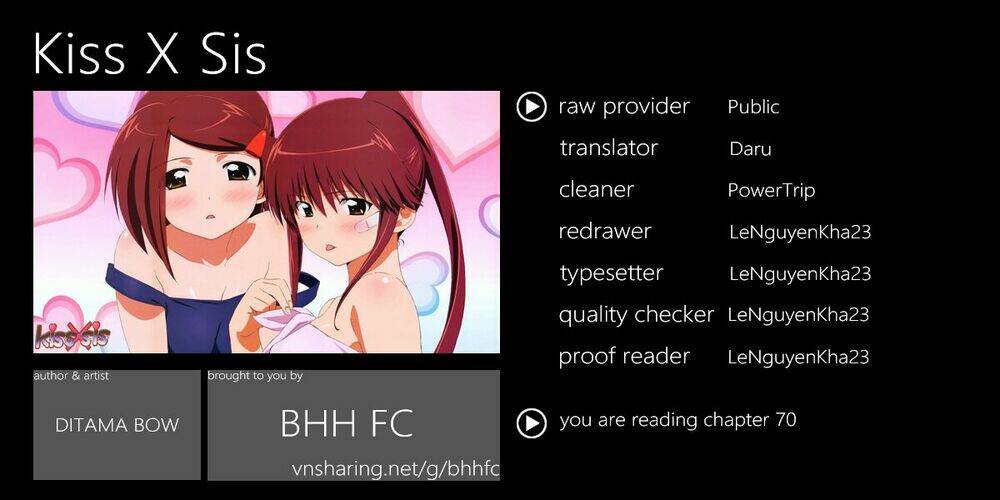 kiss x sis chapter 70 2