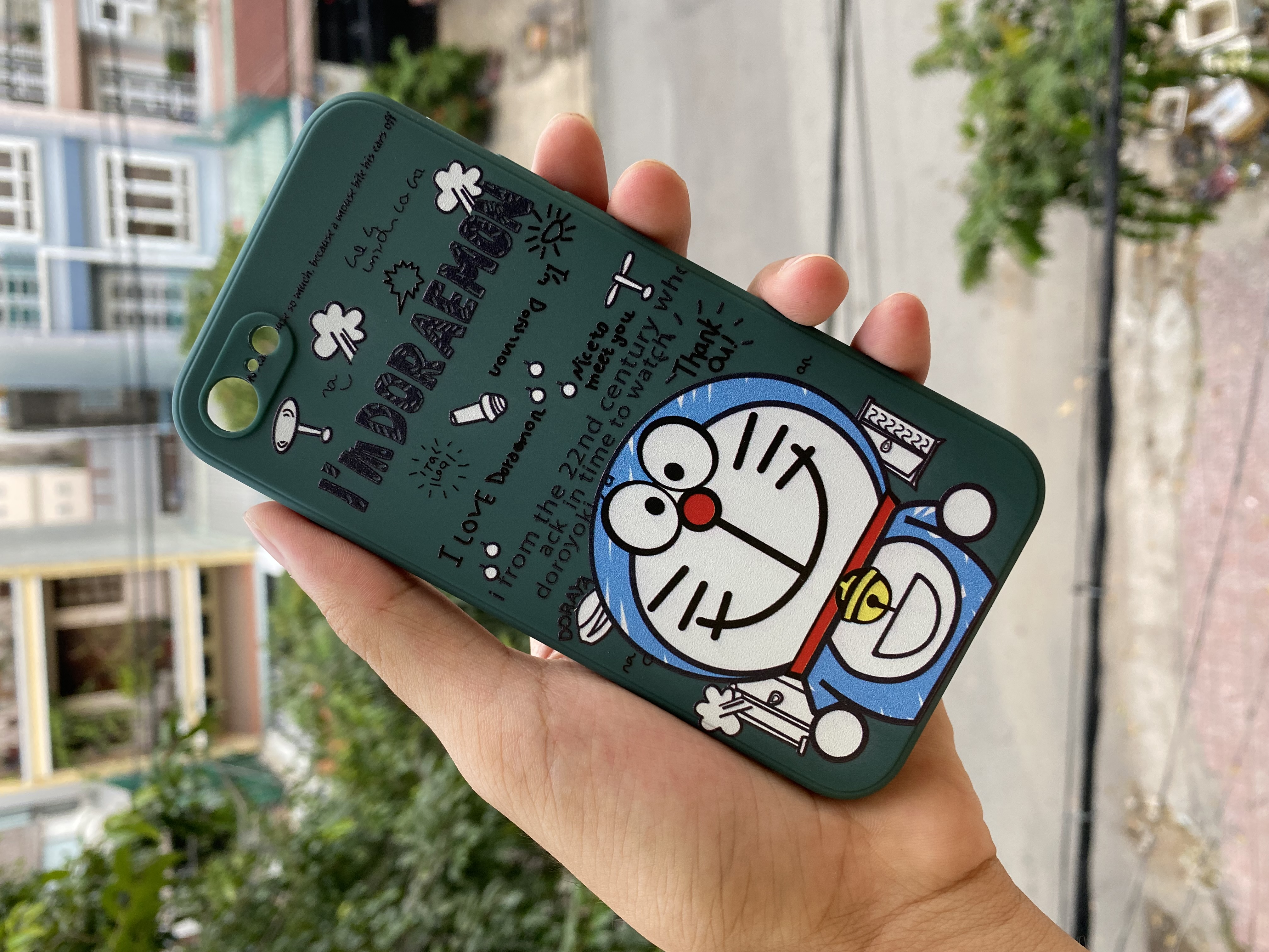 Ốp Lưng iPhone Cạnh Vuông Mèo Máy Dành Cho iPhone 6 / 6 Plus / 7 / 7 Plus / 8 / 8 Plus / X / Xs / Xs Max / 11 / 11 Pro / 11 Pro Max / 12 / 12 Pro / 12 Pro Max