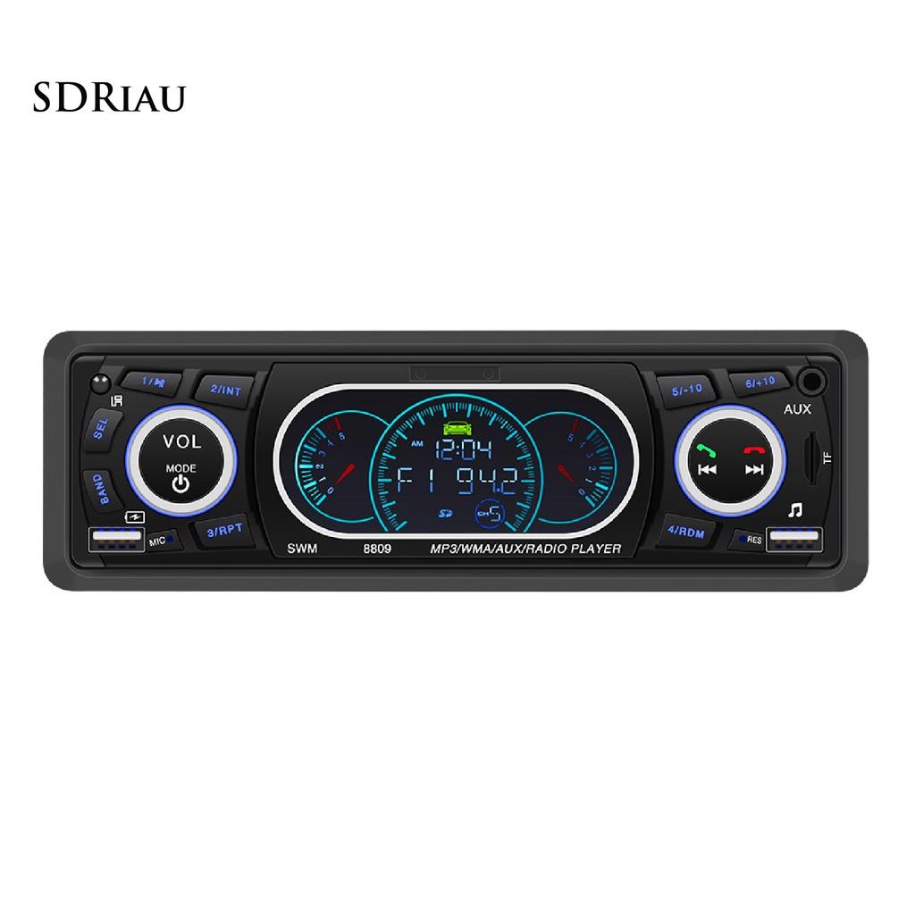 *QCDZ* SWM-8809 Multifunctional Dual USB Hands-free Calls Bluetooth In-Car Hands Free MP3 Player