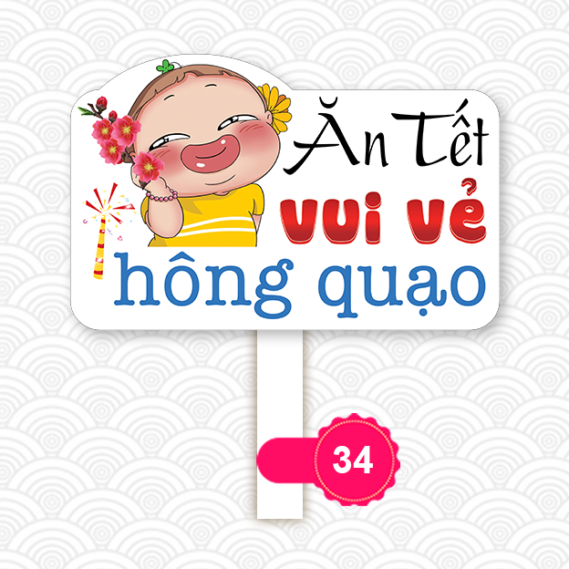 Bảng hashtag Tết - Tất niên MS 34