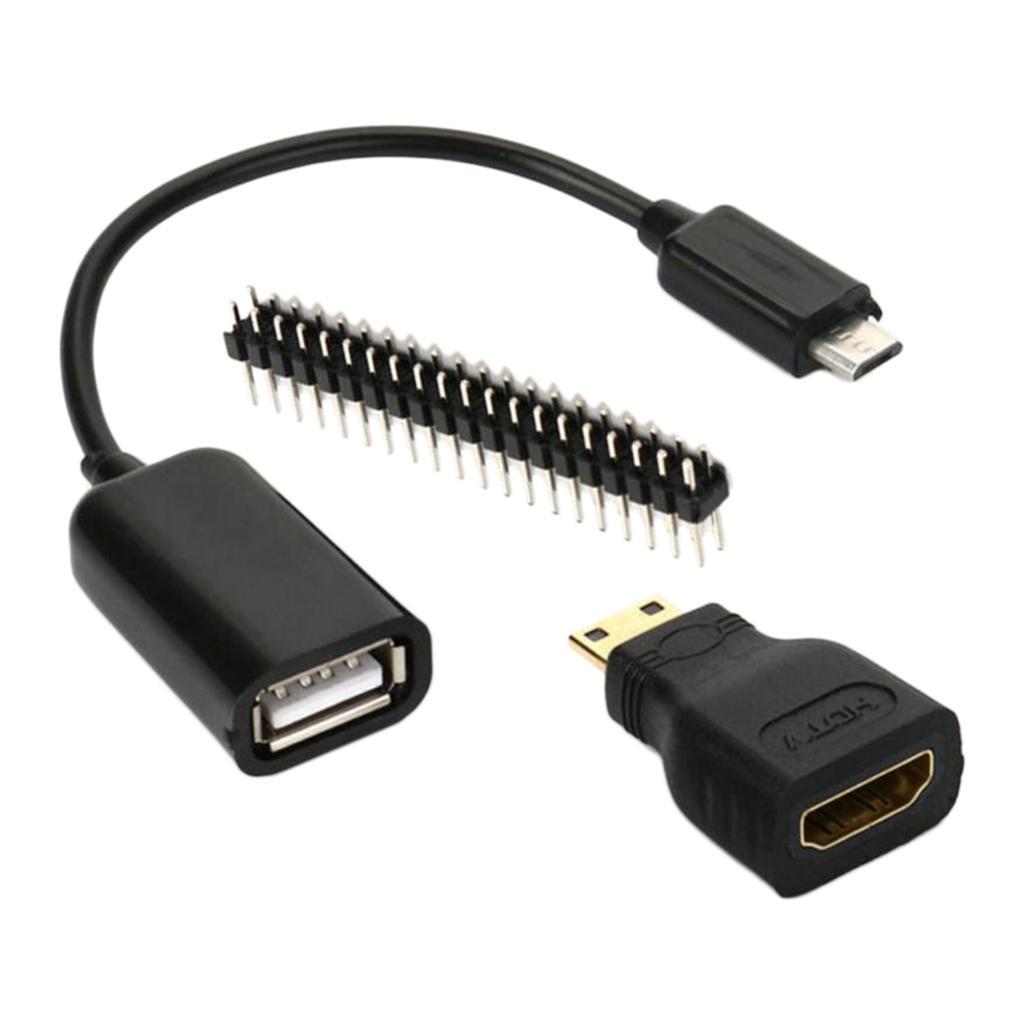 Mini- Male To   Female Micro USB GPIO For