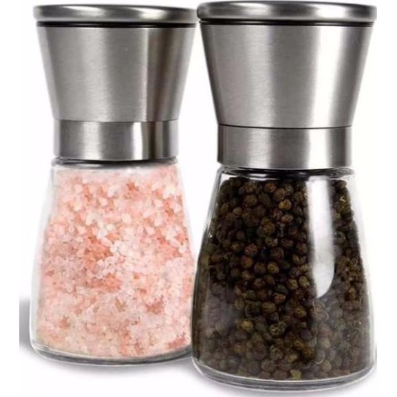 Lọ xay tiêu mini nắp inox 304 cao cấp