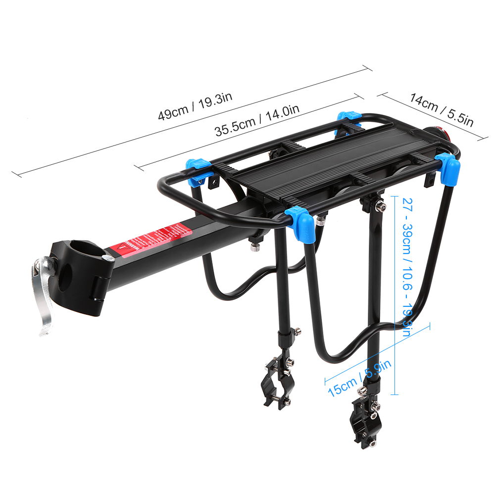 Giá Đỡ Sau Xe Đạp Bằng Hợp Kim Nhôm Chở Hành Lý Có Thể Thu Vào
