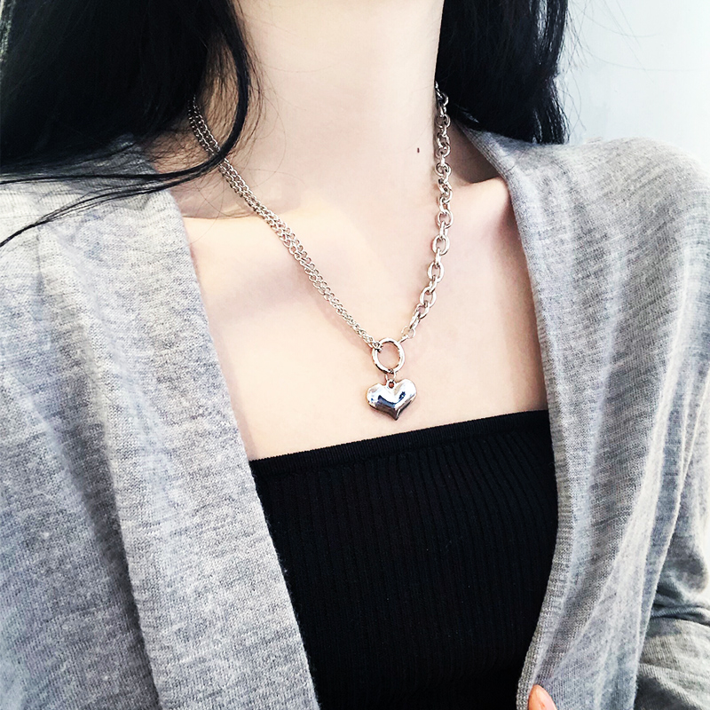 Vòng cổ dây chuyền nam nữ titan thép cá tính hot trend