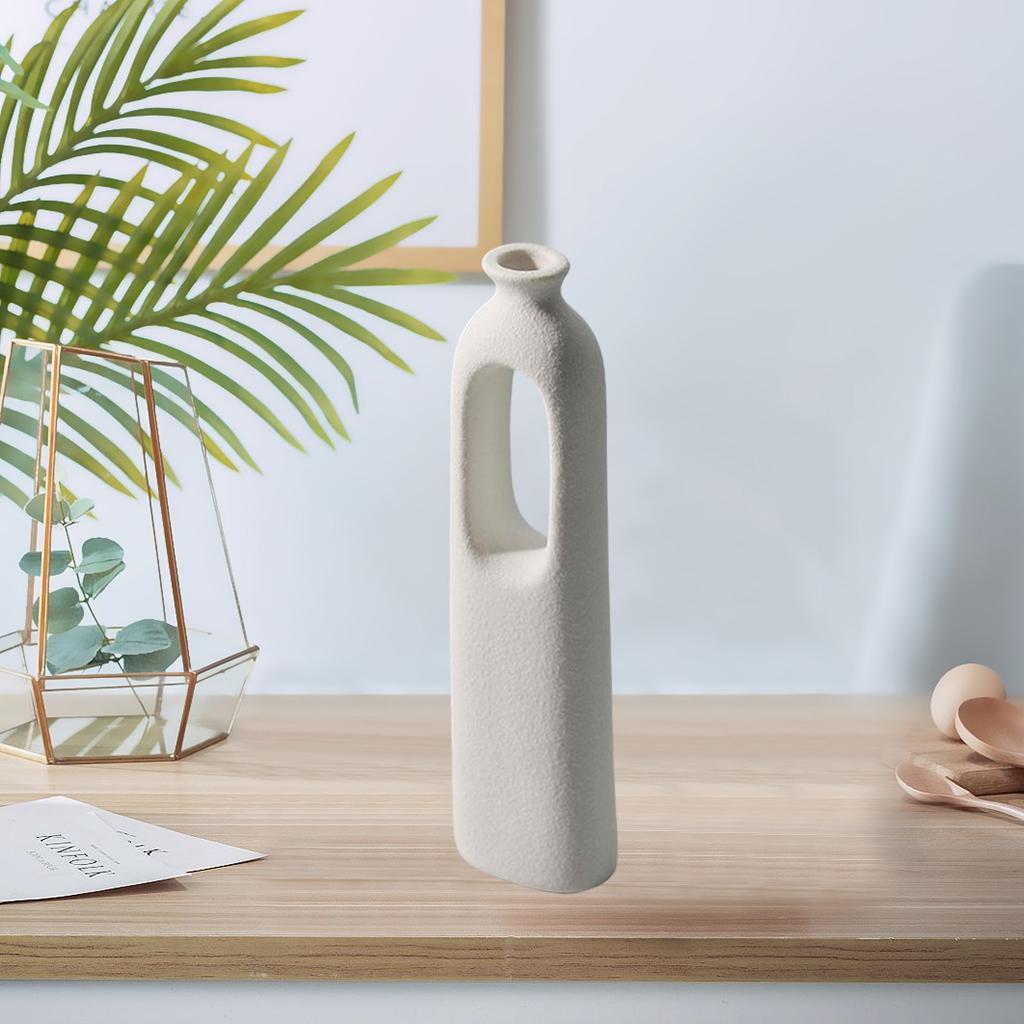 Modern Ceramic Flower Vase for Living Room Office Desktop Flower Arrangement