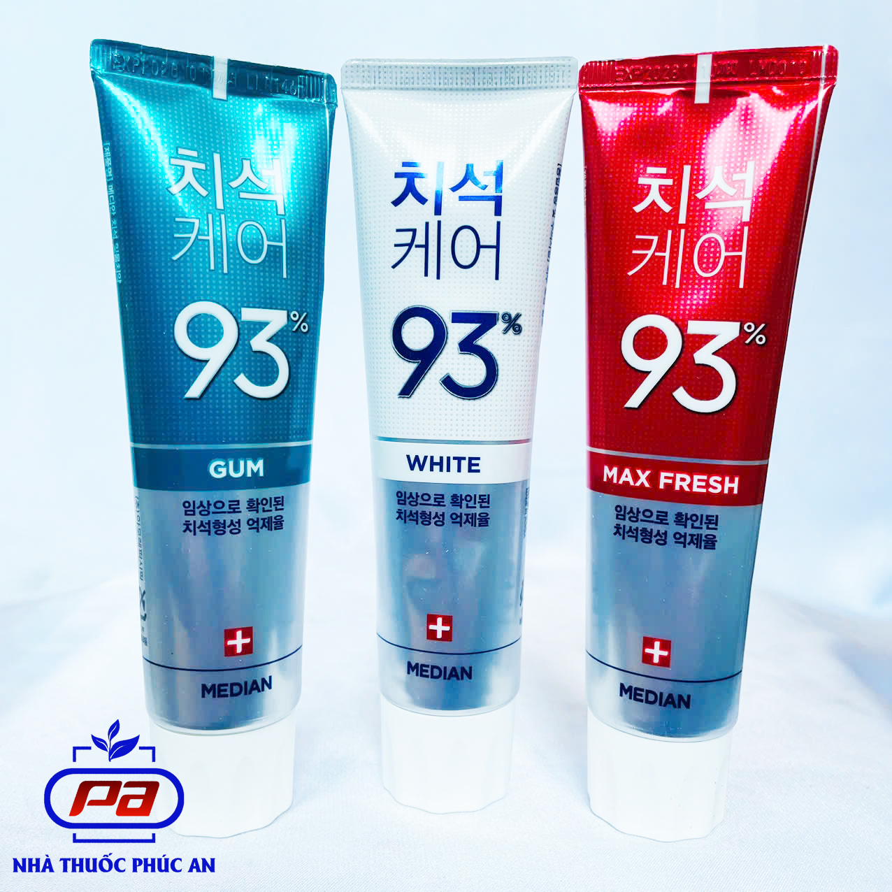 Kem đánh răng giúp trắng răng, thơm miệng, ngừa sâu răng, viêm nướu Median Hàn Quốc 120g