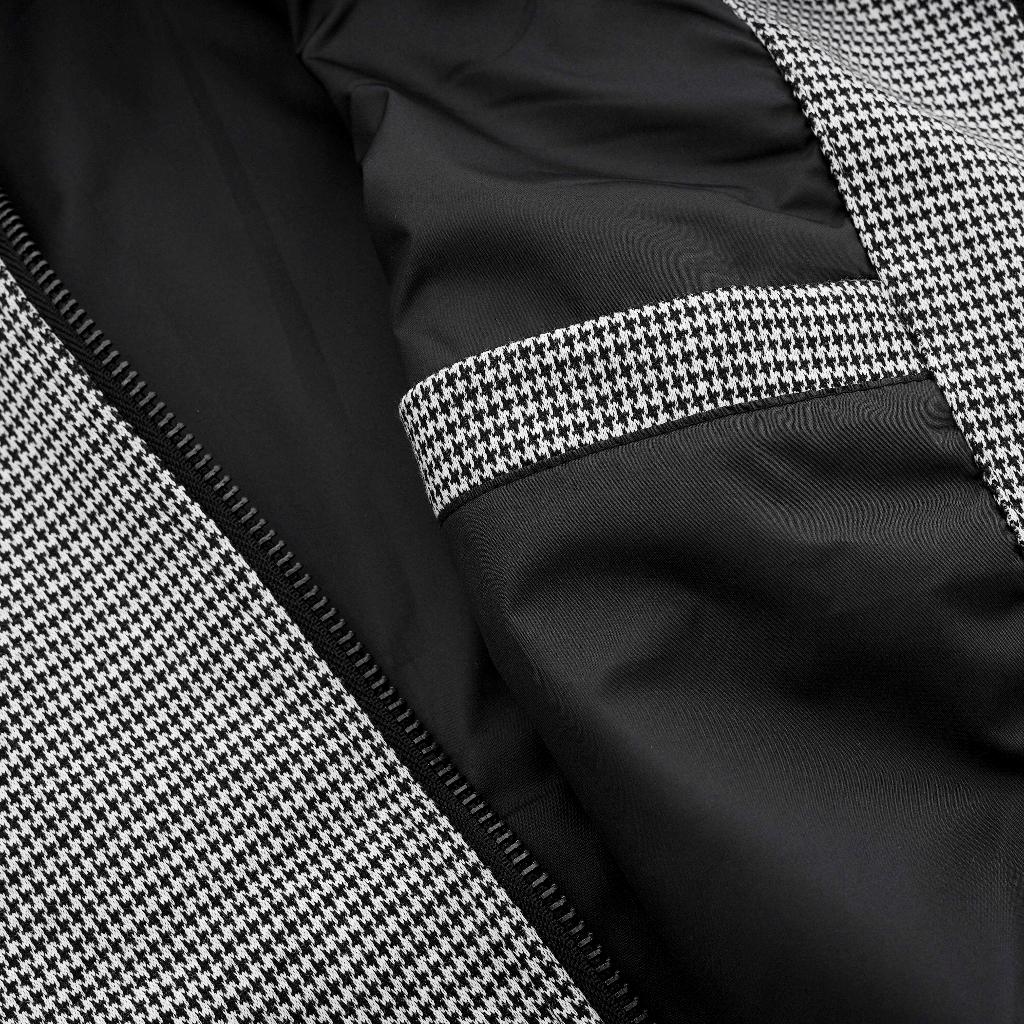 Áo Khoác Nam BY COTTON Patter Mix Leather Jacket Bomber