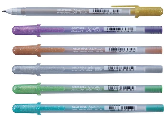 SAKURA - BÚT GEL MÀU, METALLIC MÀU TÍM XPGB-M#524