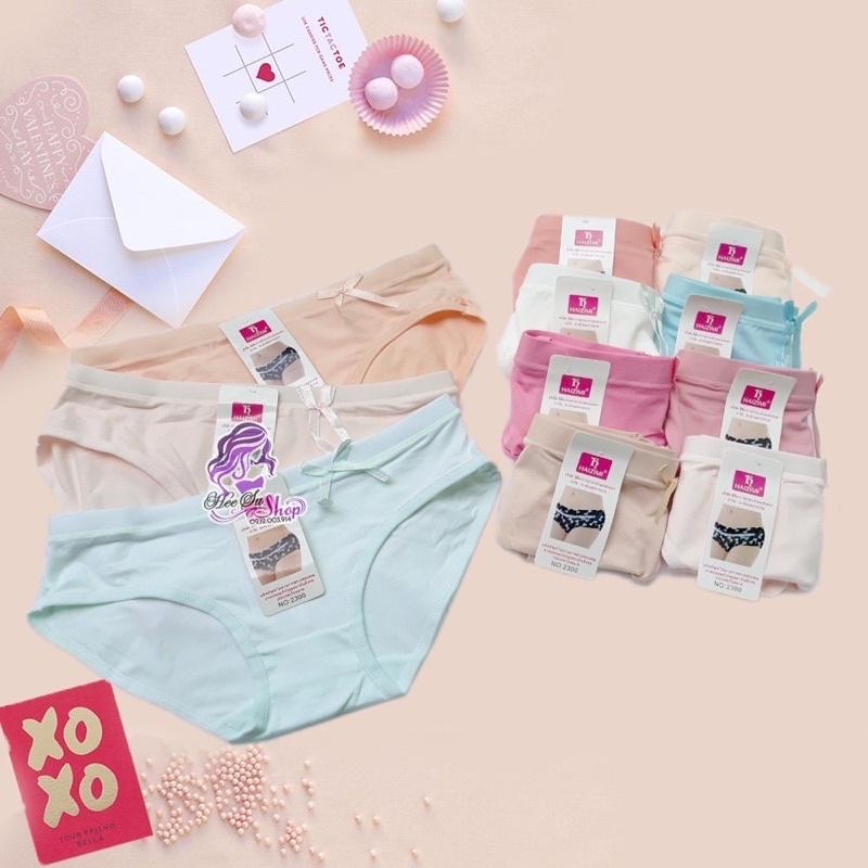 Combo 10 Quần Lót Nữ Cotton Đính Nơ