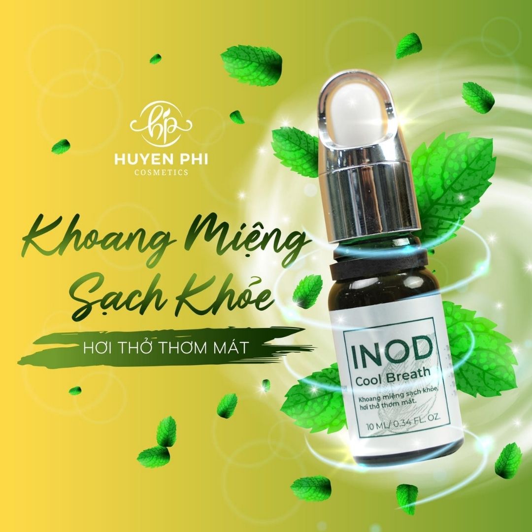 Tinh Dầu Hôi Miệng Huyền Phi INOD COOL BREATH - Sạch Hôi miệng - Dứt Điểm Vấn Đề Răng Miệng