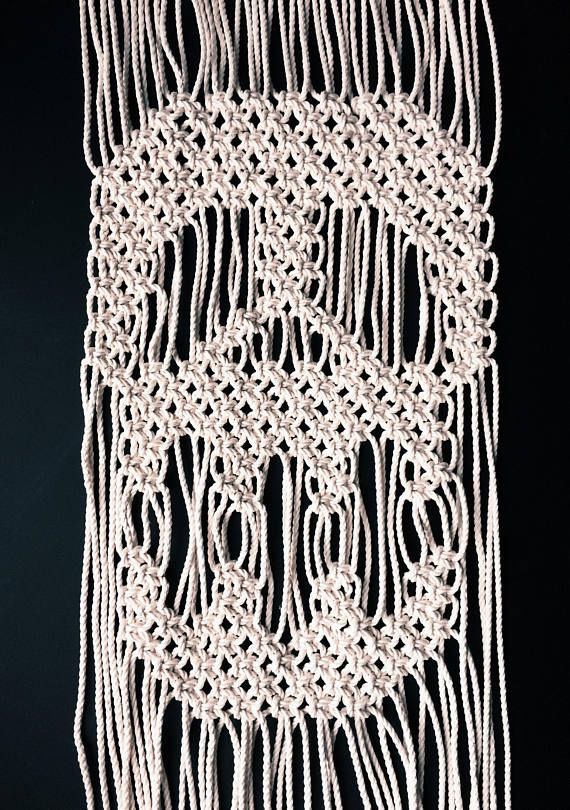 01 Mành Macrame thủ công tết hình độc đáo trang trí nội ngoại thất gia đình, quán cafe, homestay