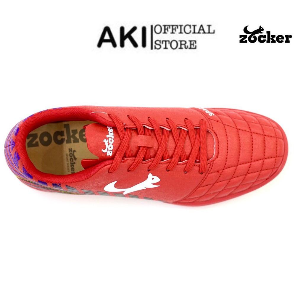 Giày đá bóng cỏ nhân tạo Zocker Space Đỏ thể thao nam chính hãng cao cấp - ZS001