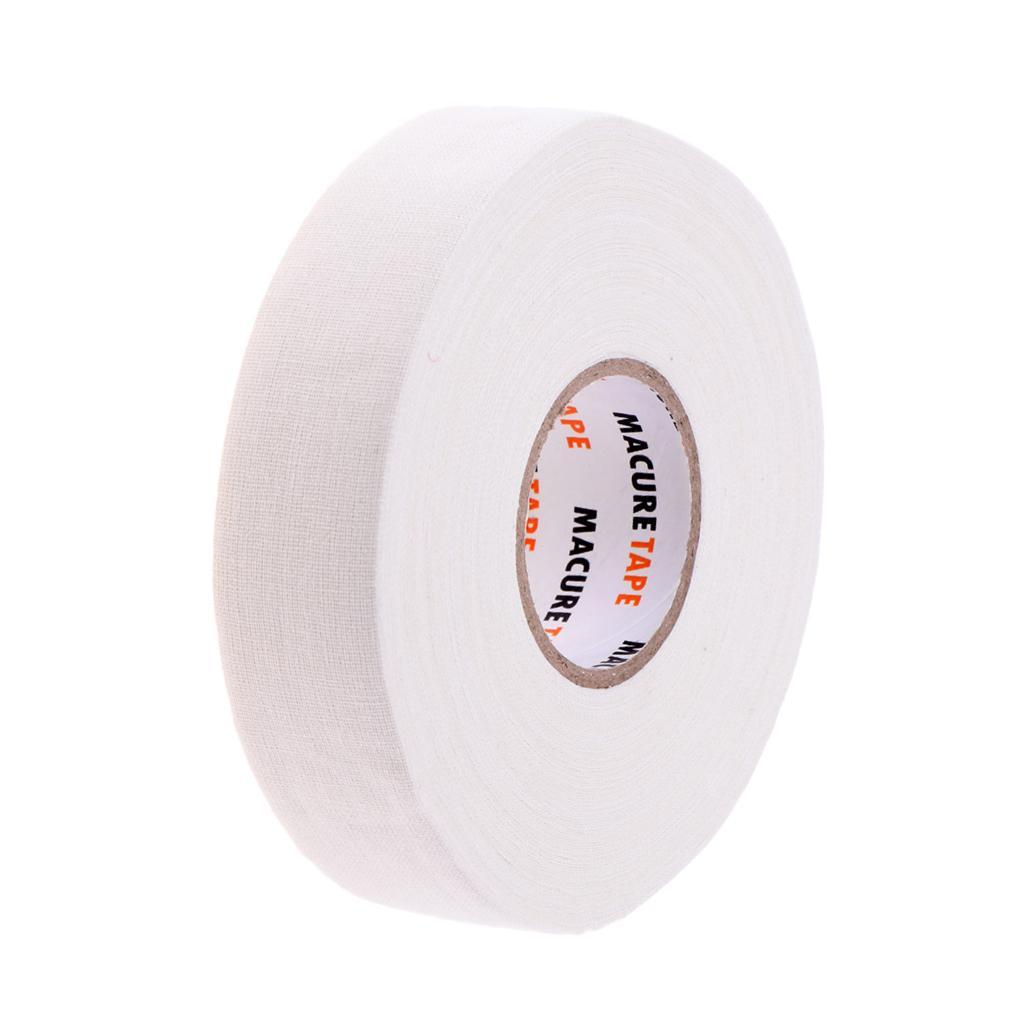 5 Roll Waterproof Adhesive Ice Hockey Cloth Stick Tape 1'' x 25yds -White