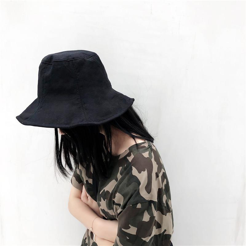 Nón Nữ Mùa Hè Lót Nón Bảo Vệ Tia UV Nắng Mũ Nam Nữ Có Thể Gấp Lại Dễ Thương Nón Đen Màu Be Vàng Kaki màu Xanh Hải Quân